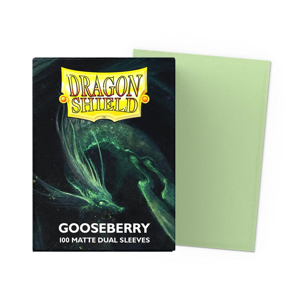Dragon Shield - Dual - 100CT Standard Matte - Gooseberry