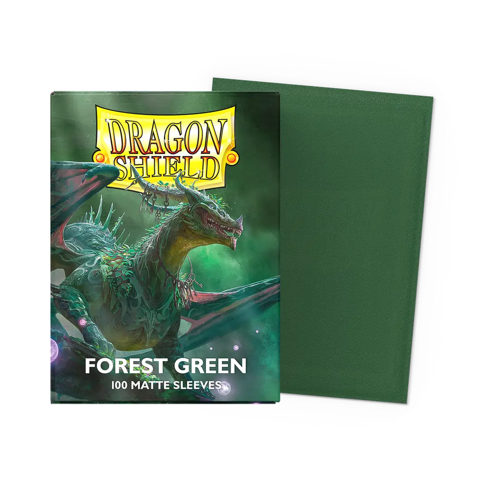 Dragon Shield - Standard - 100CT - Matte - Forest Green