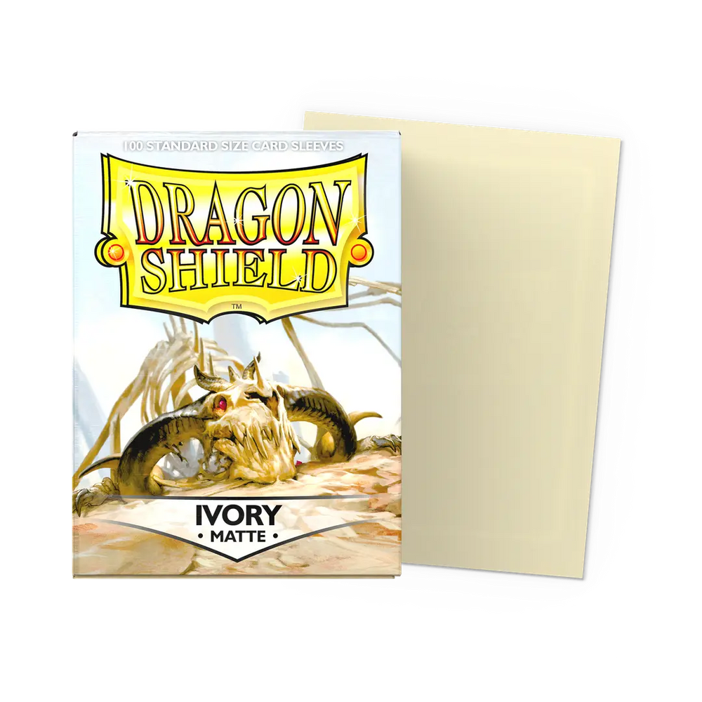 Dragon Shield - Standard - 100CT - Matte Ivory