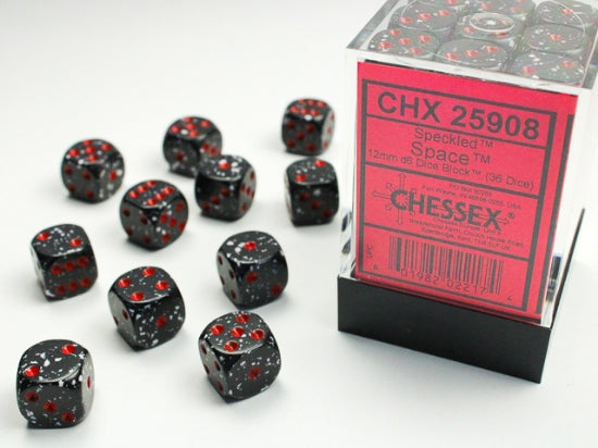 Chessex - 12mm - Speckled - Space