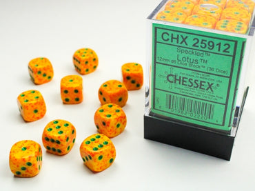 Chessex 12 MM Lotus Speckled