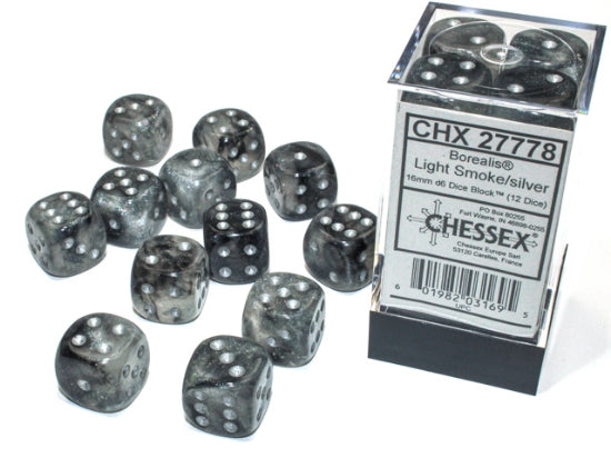 Chessex 16 MM Light smoke/Silver