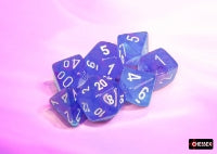 Chessex - Polyhedral (7 set) - Nebula - Aura/white (glow)