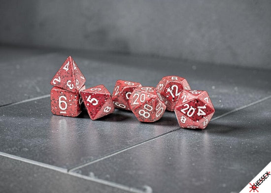 Chessex - Polyhedral (7 set) - Speckled - Lava Stone