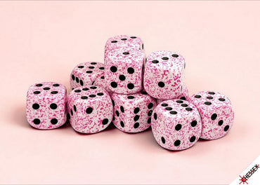 Chessex - 16mm - Nebula - Speckled - Pink