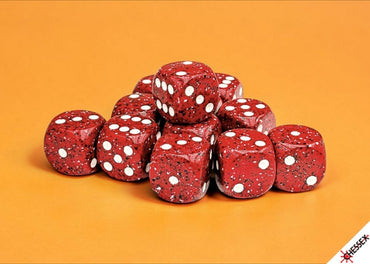 Chessex - 16mm - Nebula - Speckled - Lava Stone