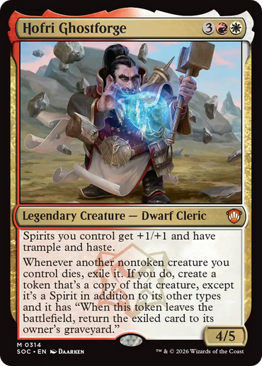 Hofri Ghostforge [Secrets of Strixhaven Commander]