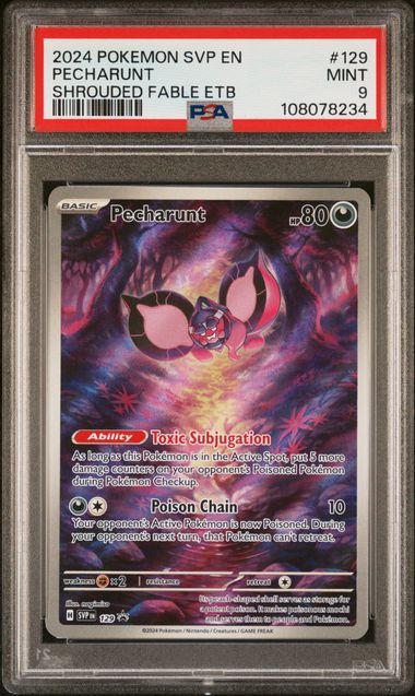 PECHARUNT #129 - ETB PROMO - PSA MINT 9