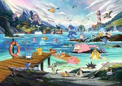 Pokémon Puzzle - 1000 Piece - Vaporeon and Temperate Marine