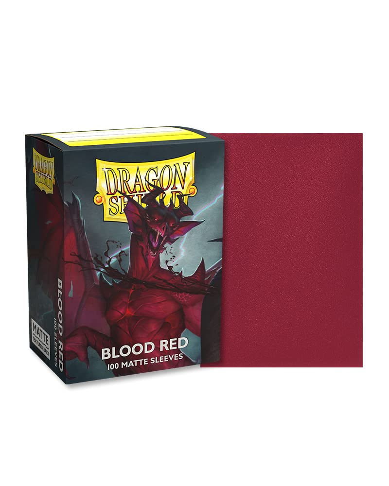 Dragon Shield - Dual - 100CT Standard Matte - Blood Red