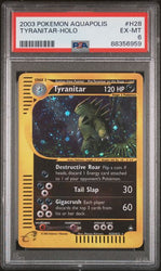 Tyranitar AR-Holo  - 2003 Aquapolis - #H28 - PSA EX-MT 6
