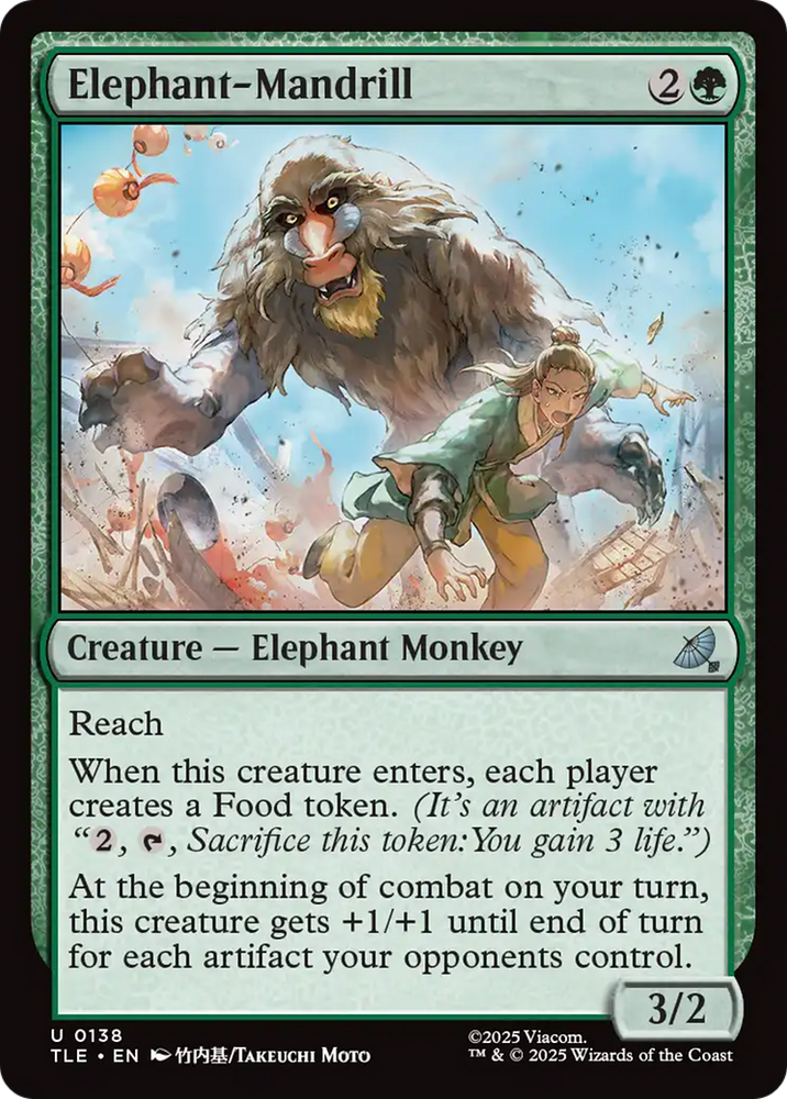 Elephant-Mandrill [Avatar: The Last Airbender: Eternal-Legal]