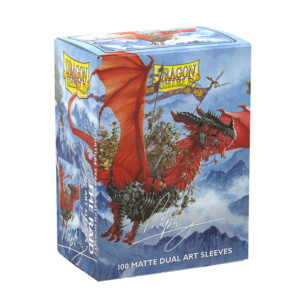 Dragon Shield: Standard 100ct Brushed Art Sleeves - The Raid