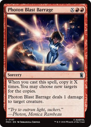 Photon Blast Barrage [Marvel Super Heroes]