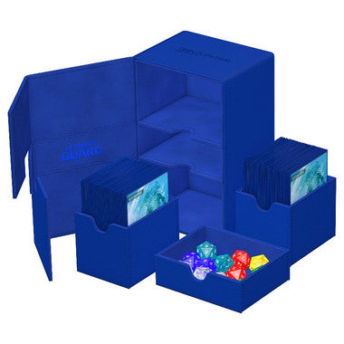 Ultimate Guard Twin Flip N Tray 200+ - Xenoskin - Blue