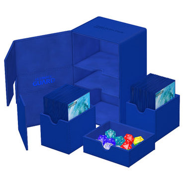 Ultimate Guard Twin Flip N Tray 200+ - Xenoskin - Blue