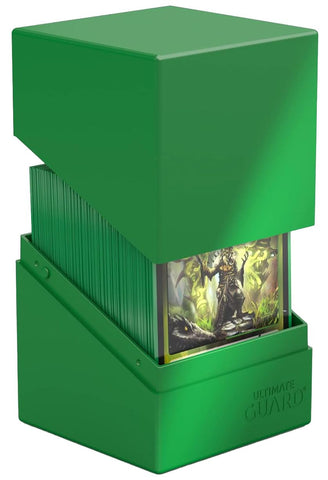 Ultimate Guard Boulder Deck Case - Solid 100 - Neon Green