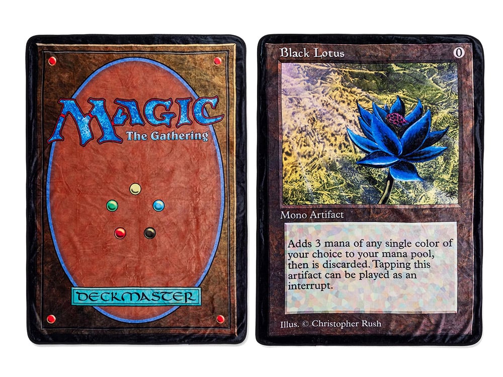 Magic The Gathering - Blanket - Black Lotus