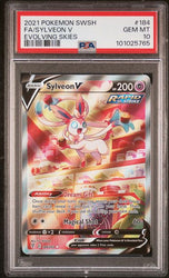 SYLVEON V #184 - FA - PSA GEM MT 10
