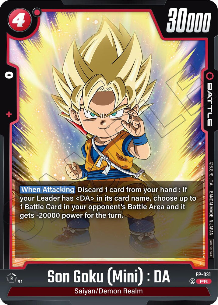 Son Goku (Mini) : DA (Promotion Pack Vol.5) [Fusion World Promotion Cards]