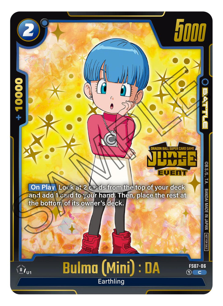 Bulma (Mini) : DA (Judge Pack 03 - Event Judge) [Fusion World Promotion Cards]