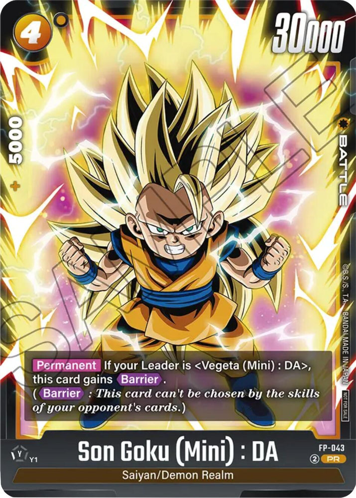 Son Goku (Mini) : DA - FP-043 [Fusion World Promotion Cards]