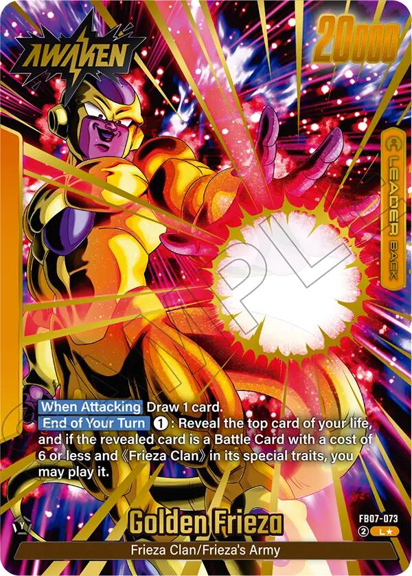 Golden Frieza (FB07-073) (Alternate Art) [Wish For Shenron]