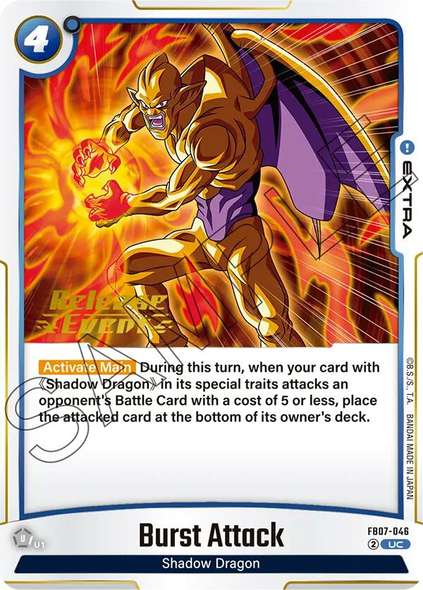 Burst Attack [Wish For Shenron Release Event Cards]