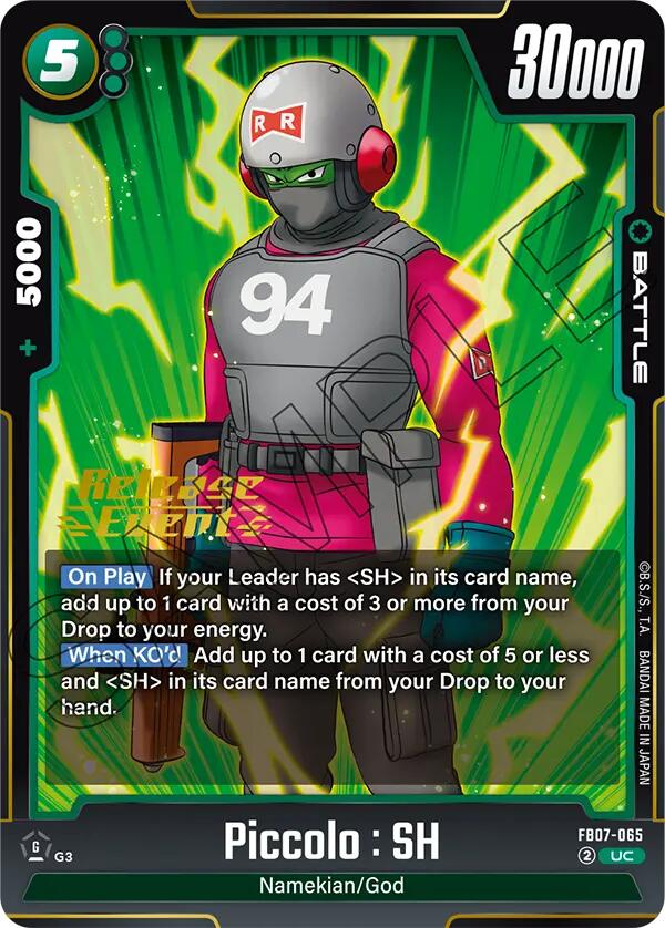 Piccolo : SH (FB07-065) [Wish For Shenron Release Event Cards]