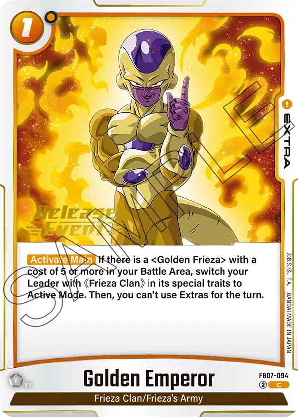 Golden Emperor [Wish For Shenron Release Event Cards]