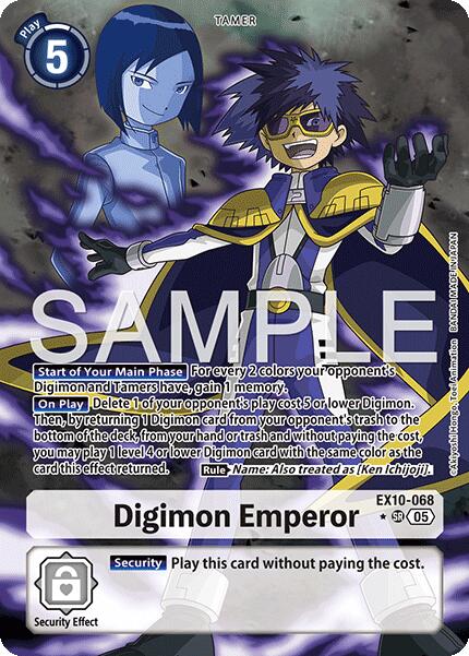 digimon alt art cards Digimon Emperor [EX10-068] (Alternate Art) [Sinister Order]