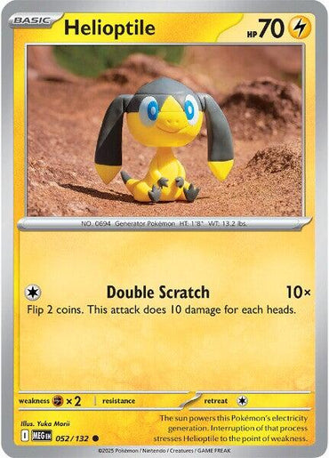 Helioptile (052/132) [Mega Evolutions: Base Set]