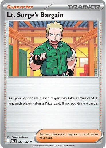 Lt. Surge's Bargain (120/132) [Mega Evolutions: Base Set]