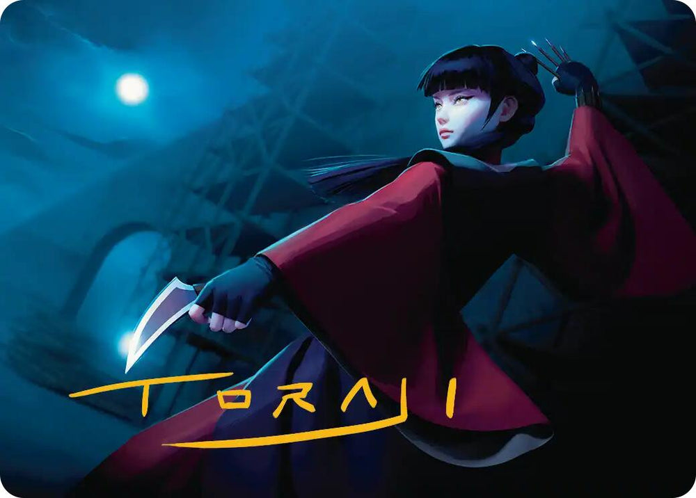 Mai, Jaded Edge Art Card (Gold-Stamped Signature) [Avatar: The Last Airbender Art Series]