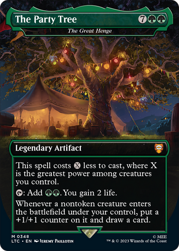 The Party Tree - The Great Henge (Borderless) [The Lord of the Rings: Tales of Middle-Earth Commander]