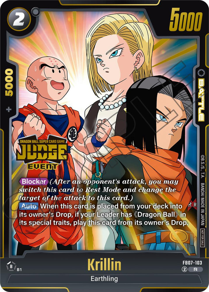 Krillin (Judge Pack 05 - Event Judge) [Fusion World Tournament Cards]