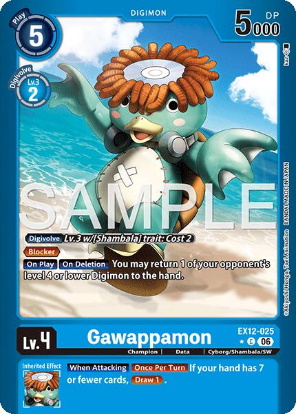Gawappamon [EX12-025] (Limited Foil) [Digital World Shambala]