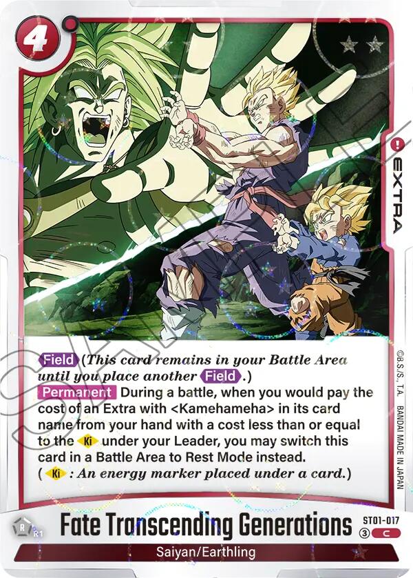Fate Transcending Generations (Alternate Art) [Story Booster 01]