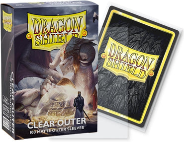 Dragon Shield - Standard - Outer Sleeves - 100CT - Matte Clear