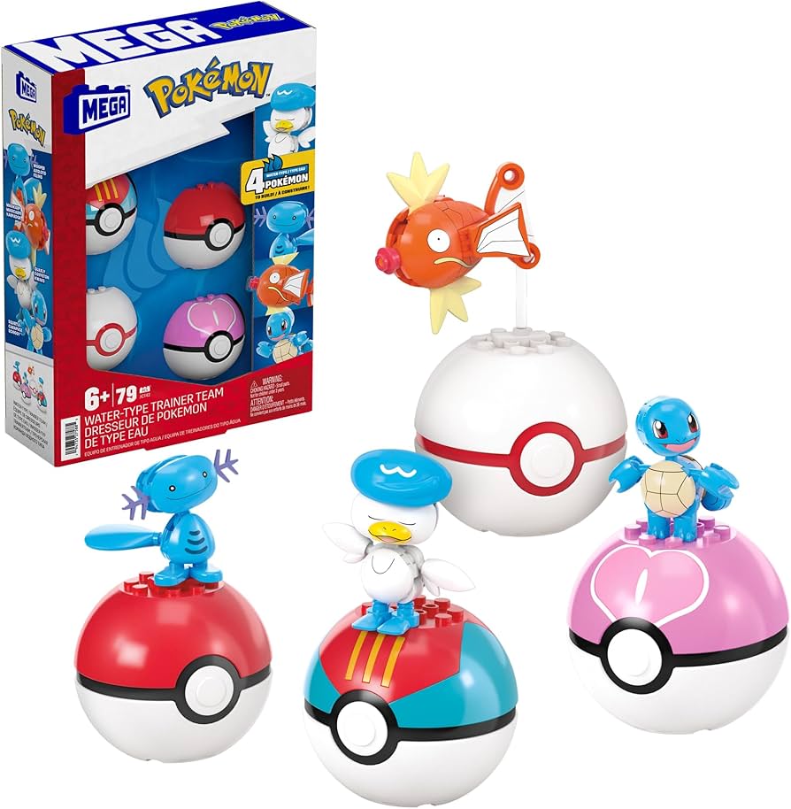 Mega Construx - Water-type Trainer Team