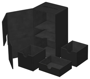 Ultimate Guard Twin Flip N Tray 200+ Black Xenoskin