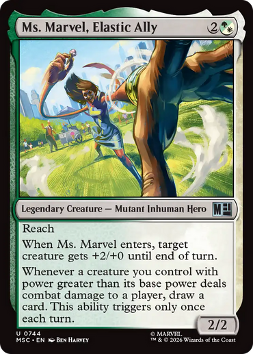 Ms. Marvel, Elastic Ally [Marvel Super Heroes Commander]