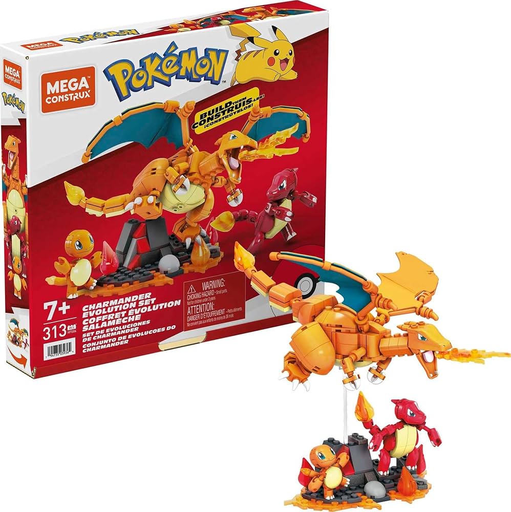 Mega Construx - Charmander Evolution Set