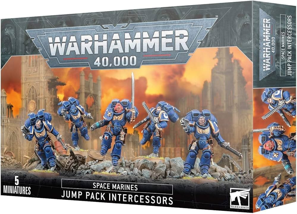 Warhammer - 40K - Space Marines - Jump Pack Intercessors