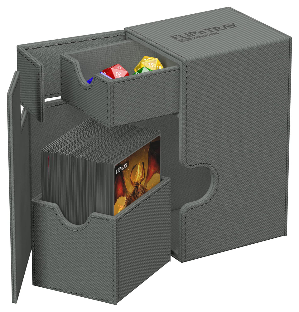 Ultimate Guard - Flip N Tray 80+ - Xenoskin - Grey