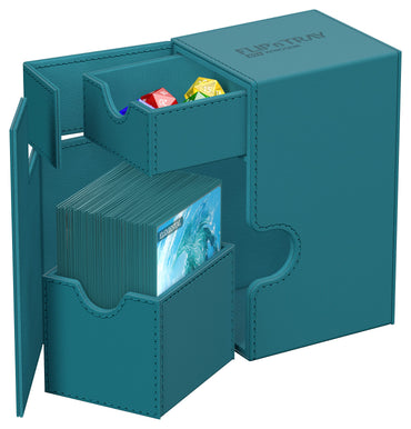 Ultimate Guard - Flip N Tray 80+ - Xenoskin - Petrol