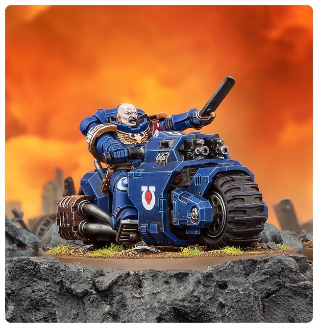 Space Marines: Outrider squad