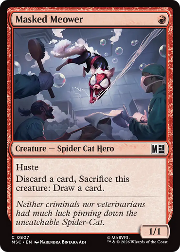 Masked Meower [Marvel Super Heroes Commander]