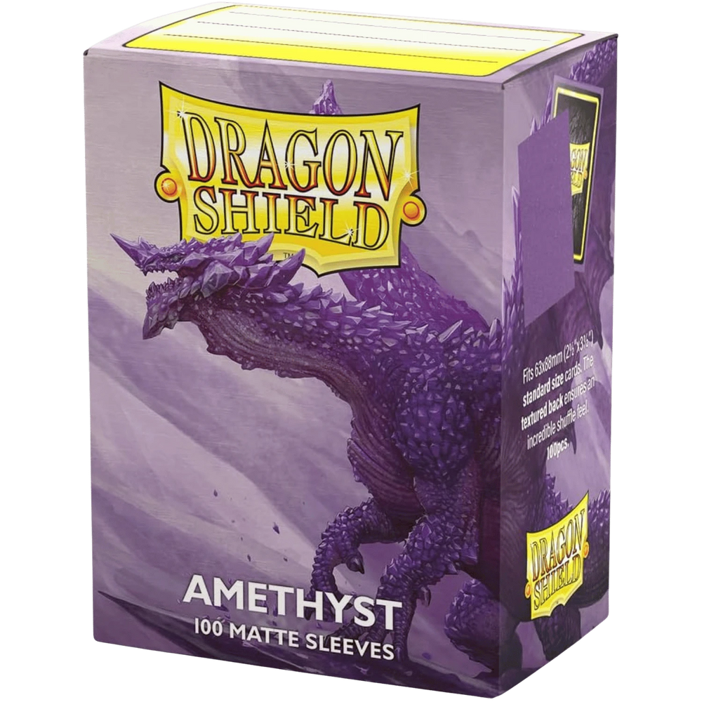 Dragon Shield: Standard 100ct Sleeves - Amethyst (Matte)