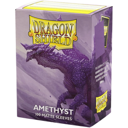 Dragon Shield: Standard 100ct Sleeves - Amethyst (Matte)
